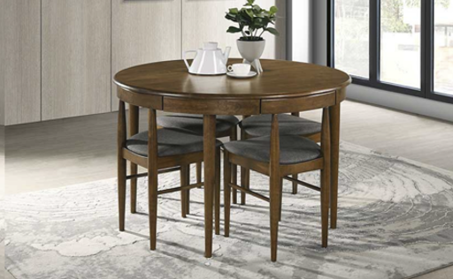 Matrix Round Table with 4 Chairs set