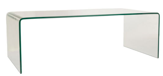 U-Shape Glass Table