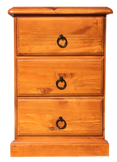 Westgate 3 Drawer Bedside