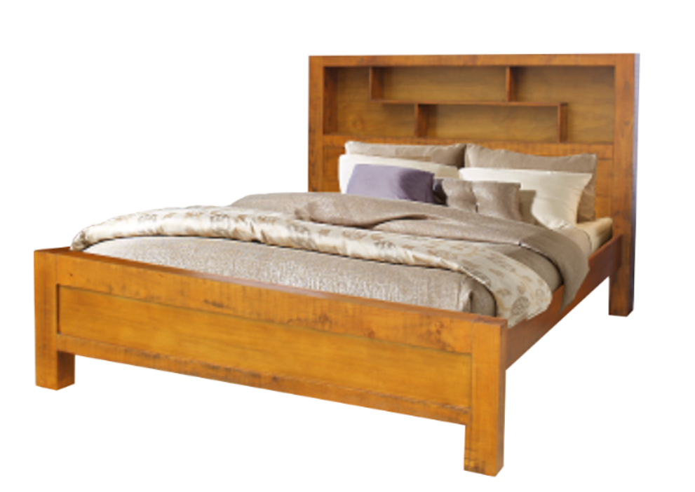 Woodgate Bed Frame with Bookcase