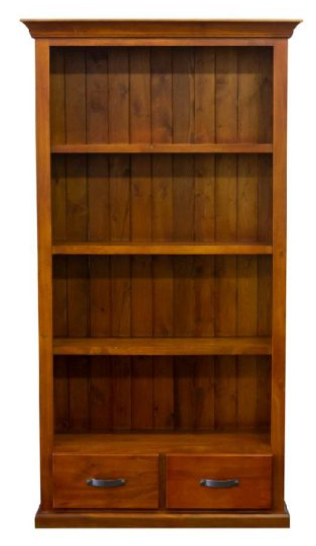 Farmhouse 2 Drawer Bookcase