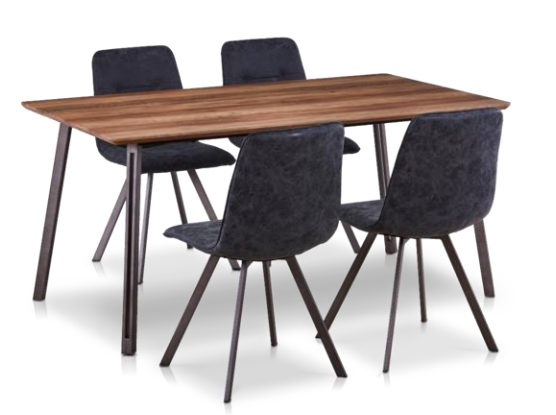 Westwood 5 Piece Dining Set (Table 160x90x76cm)